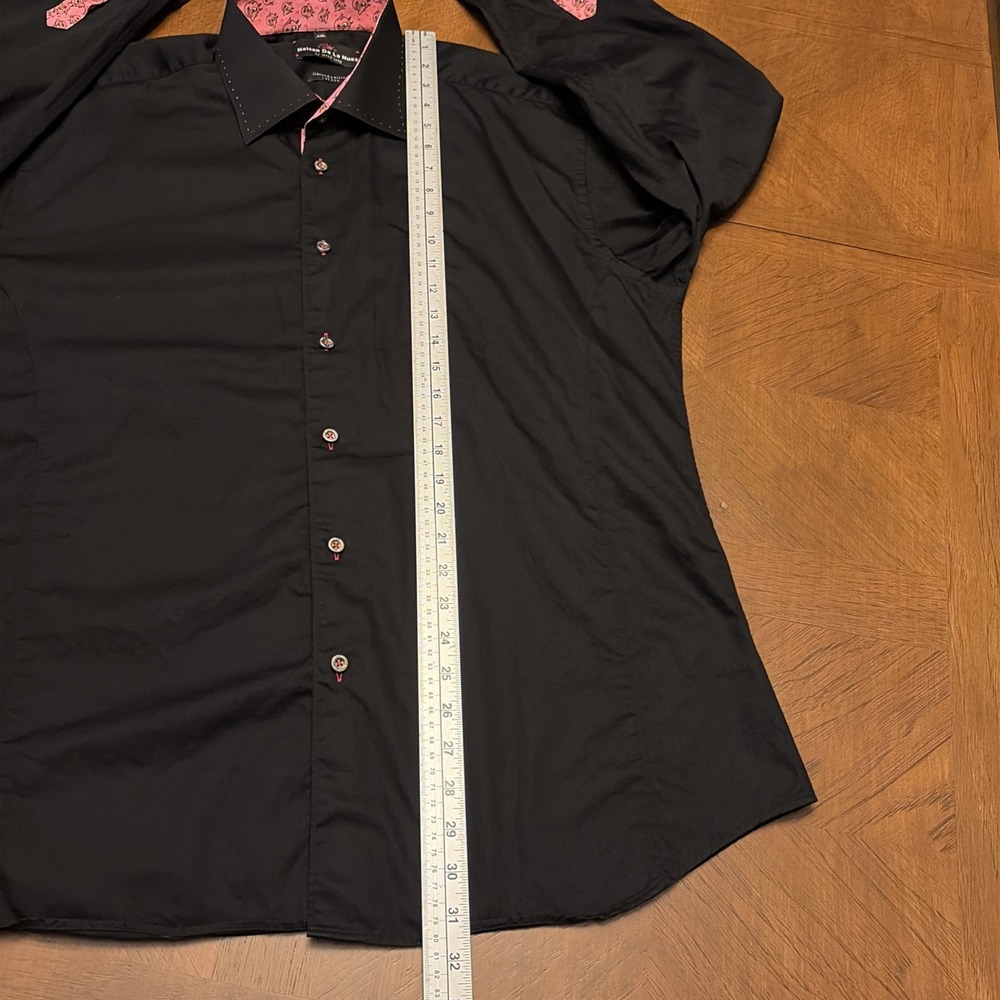 Limited Edition Jared Lang x Nelson De La Nuez Art (1 of 200) Mens Button Up XXL - Picture 11 of 16